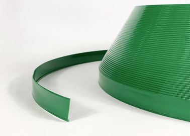 Aluminium Core Green Color Plastic Trim Cap 2 CM Lebar Tahan Air Untuk Pembuatan Tanda LED