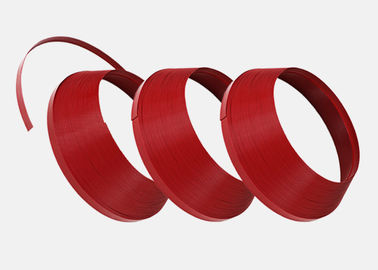Tutup Potong Plastik Aluminium Merah Cantik 2.0CM Ukuran Kembali Bahan Tanda Luar Ruangan