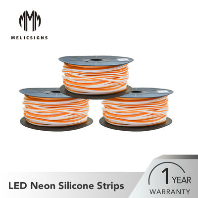 Strip LED Neon Silikon 6mm Kuning Untuk Dekorasi