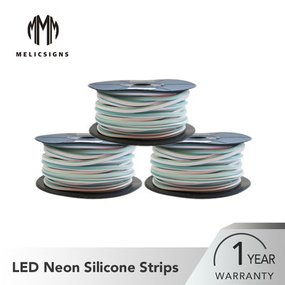 Strip Silikon LED Neon 8mm Tebal Es Biru