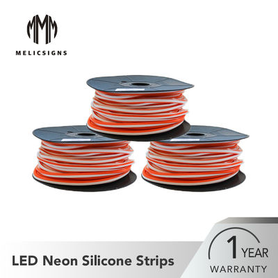 Strip LED Neon Tahan Air 50 Meter 220V Oranye Silikon
