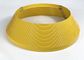 Coffee Bar 3D Plastic Aluminium Yellow Color Plastic Trim Cap Untuk Channel Letter Edge Kekuatan Tinggi