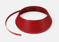 Warna Merah LED Channel Trim Cap J Bentuk Fleksibilitas Yang Baik Dengan Cap Trim Plastik Sertifikasi SGS