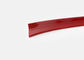 Warna Merah LED Channel Trim Cap J Bentuk Fleksibilitas Yang Baik Dengan Cap Trim Plastik Sertifikasi SGS