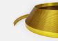 Gold Luxury J Shape Plastic Trim Strip Cap 2.0 CM 35/45 Meter Dengan Aluminium