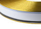 Aluminium Ekstrusi Channelume Bentuk Durable 0,5 MM Brushed Gold Color
