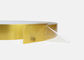 Profil Surat Saluran Brushed Gold 0.8mm Aluminium Trim Cap Coil Aluminium Datar
