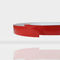 Tutup Trim Strip Aluminium Datar 0,6 / 0,8 MM Saluran Lapisan Sisi Ganda Warna Merah