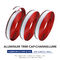 Lembar Strip Aluminium Warna Merah Anodized Untuk Formasi Papan Surat Saluran