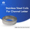 100M Long Mirror Silver SS304 201 Stainless Steel Coil Tahan Cuaca
