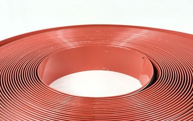 Warna Merah 50 Meter Channelume Aluminium Fleksibel 7CM Kembali Bentuk Dengan PVC