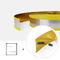 65mm Waterproof Mirror Gold Aluminium Core Channel Letter Trim Cap Profil